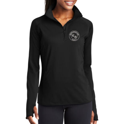 McPeek Poultry Farm - Women's Sport Wick ® Stretch 1/4 Zip Pullover Thumbnail