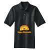 Heavyweight Cotton Pique Polo with Pocket Thumbnail